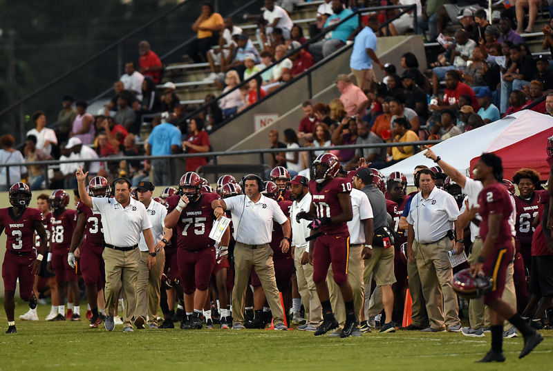 Dothan High Wolves vs Eufaula football